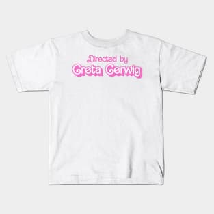 Directed by Greta G. - Pinkness Kids T-Shirt